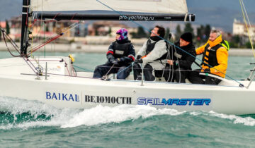 Победу в третьем этапе Winter Fun Race одержал экипаж «Пропарусный Альянс»